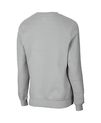 Women's Colosseum Gray Michigan State Spartans Campanile Pullover Sweatshirt