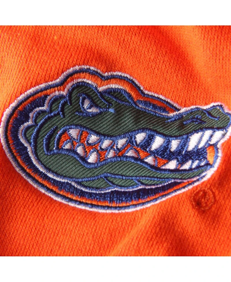 Women's Colosseum Orange Florida Gators Arched Name Full-Zip Hoodie