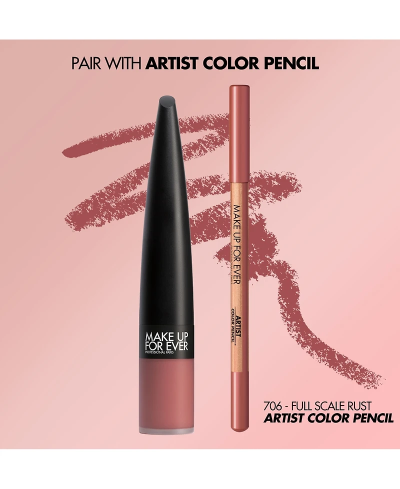 Make Up For Ever Rouge Artist Matte 24HR Power Last Liquid Lipstick
