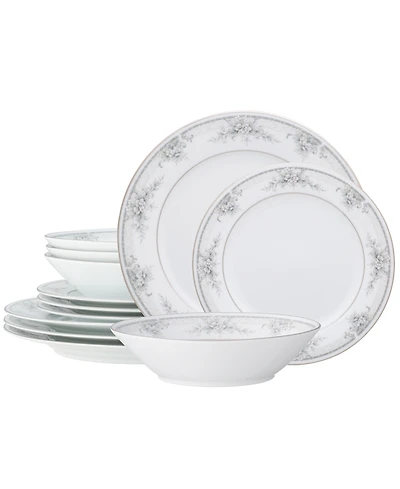 Noritake Sweet Leilani 12 Piece Set, Service For 4