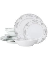 Noritake Sweet Leilani 12 Piece Set, Service For 4