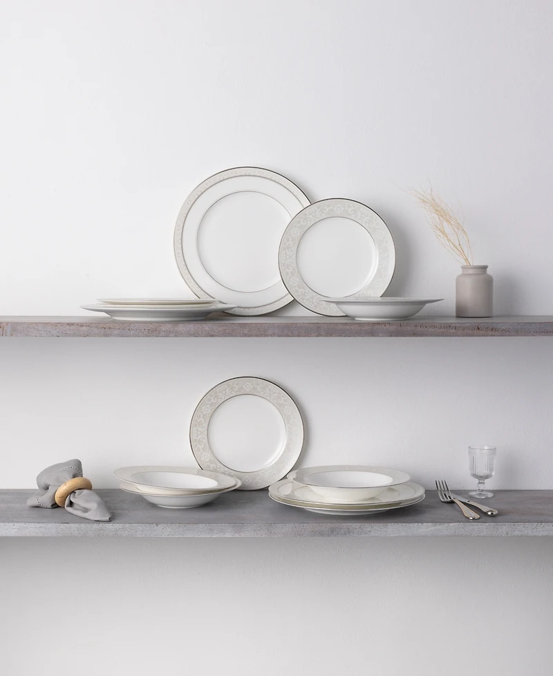 Noritake Montvale Platinum 12 Piece Set, Service For 4