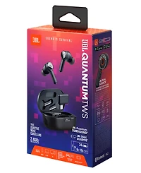 Jbl Quantum True Wireless Noise Cancelling Gaming Headset-Black