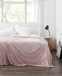 Cannon Solid Plush Blanket, Full/Queen