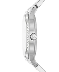 Michael Kors Women's Tibby Multifunction Silver-Tone Stainless Steel Bracelet Strap Watch 40mm