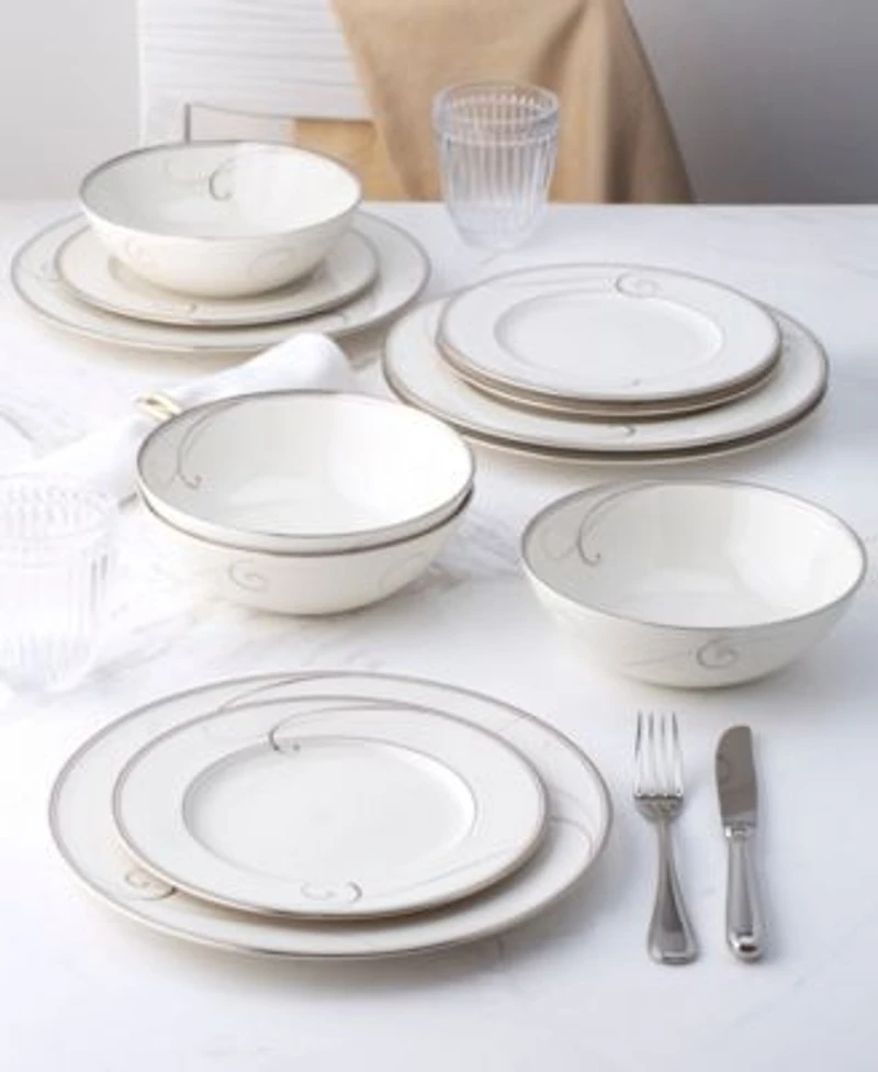Noritake Platinum Wave Dinnerware Collection