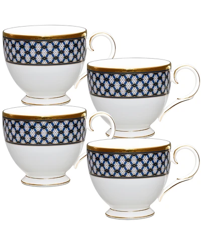 Noritake Blueshire Set of 4 Cups, Service For 4