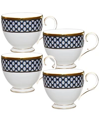 Noritake Blueshire Set of 4 Cups, Service For 4