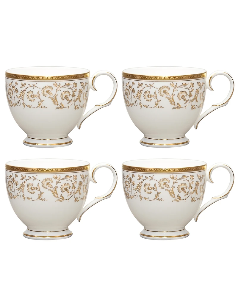 Noritake Summit Gold Set of 4 Cups, Service For 4