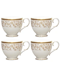 Noritake Summit Gold Set of 4 Cups, Service For 4