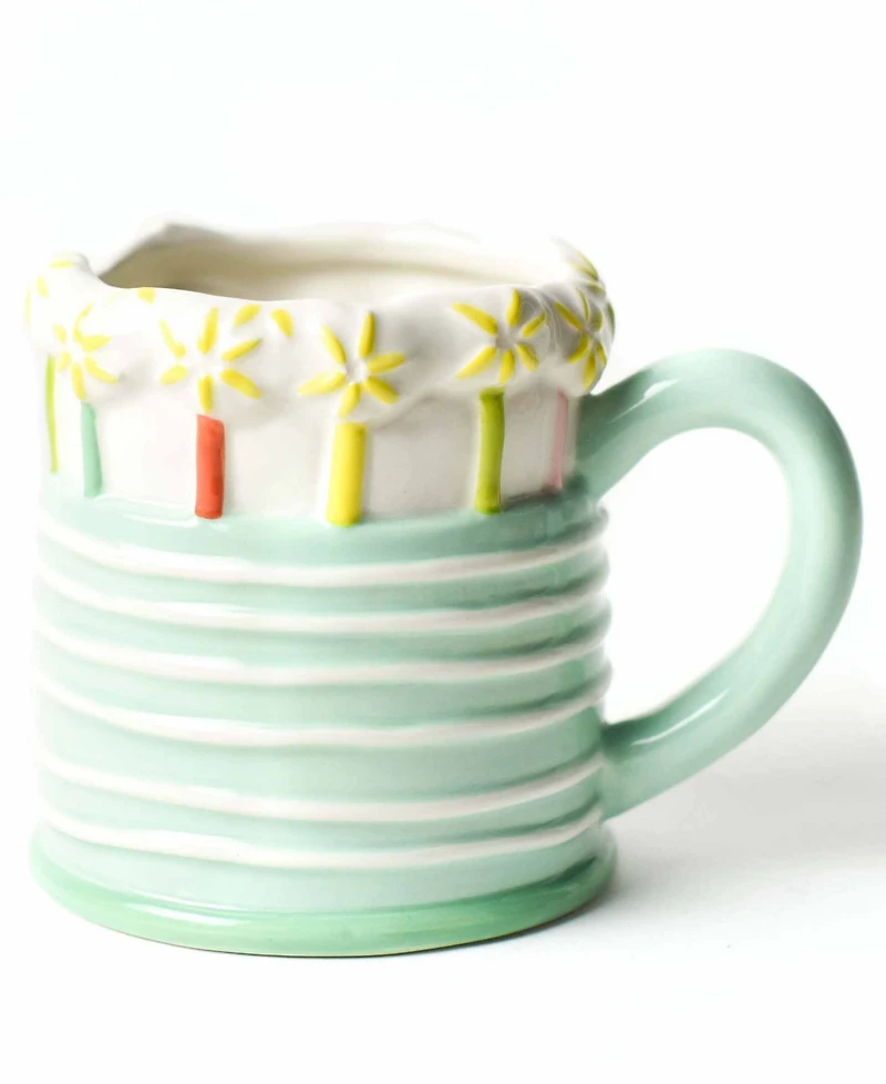 Happy Everything by Laura Johnson Sparkle Cake Shaped Mug 16 oz