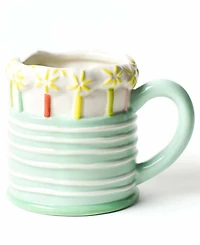 Happy Everything by Laura Johnson Sparkle Cake Shaped Mug 16 oz