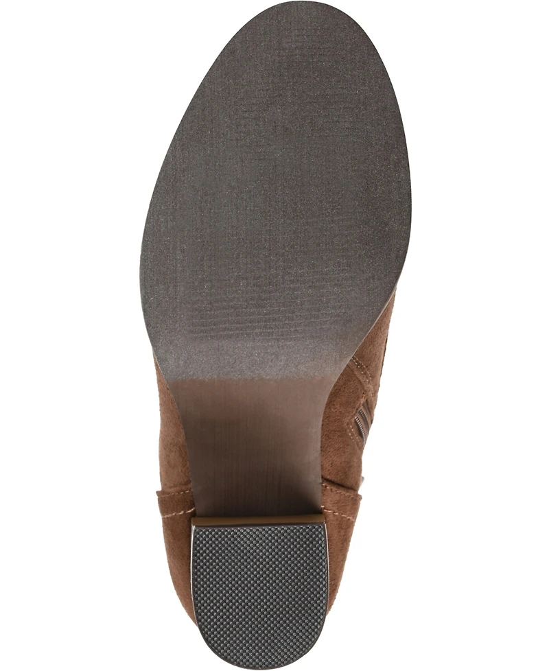 Journee Collection Women's Baylor Lace Up Stacked Heel Booties