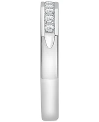 Diamond Channel-Set Wedding Band (1/4 ct. t.w.) Platinum