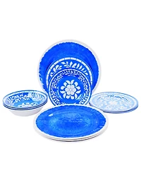 Elama Nelly Melamine 12 Pc. Dinnerware Set, Service for 4