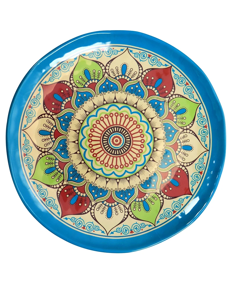 Elama Mandala Micaela Melamine 12 Pc. Dinnerware Set, Service for 4