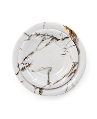 Elama Silvana Melamine 12 Pc. Dinnerware Set, Service for 4