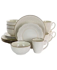 Elama Sophie 16 Pc. Dinnerware Set, Service for 4