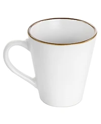 Elama Alejandro Gold-Tone Mugs, Set of 6