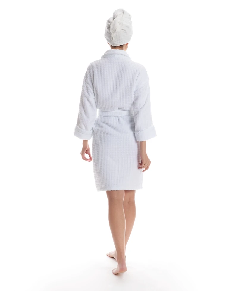 Uchino Waffle Twist Robe