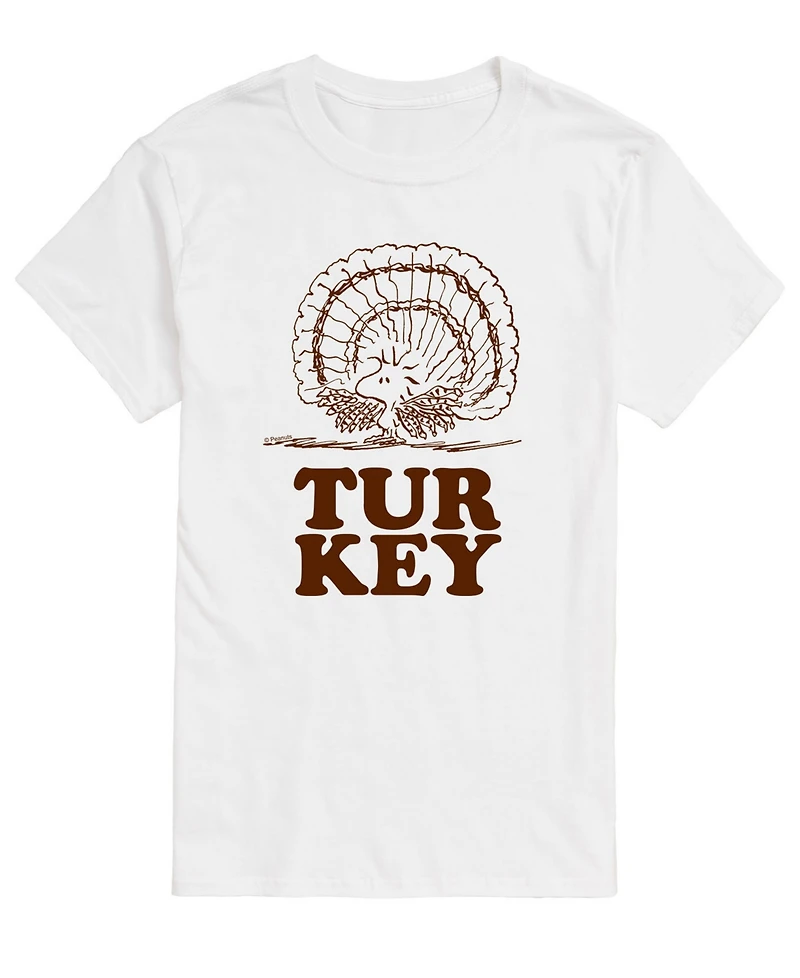 Airwaves Men's Short Sleeve Peanuts Turkey T-shirt