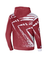 Men's Nfl X Staple Cardinal Arizona Cardinals Team Slogan All Over Print Pullover Hoodie