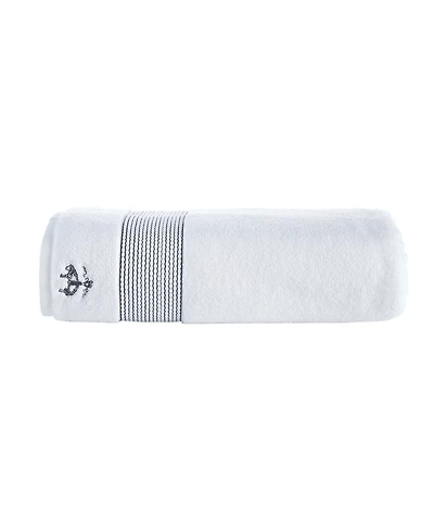 Brooks Brothers Rope Stripe Border Turkish Cotton Bath Sheet, 67" x