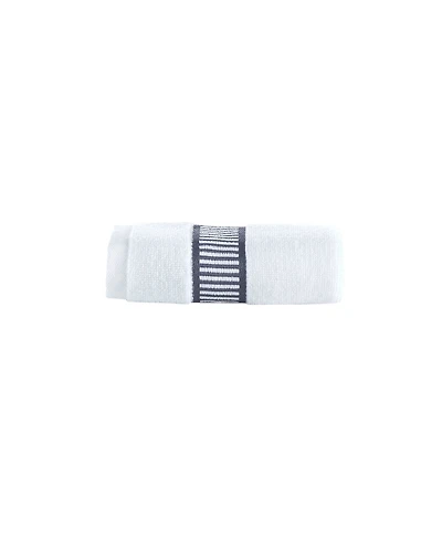 Brooks Brothers Fancy Border Turkish Cotton Washcloth, 12" x