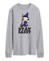 Airwaves Men's Peanuts Stay Sassy T-shirt