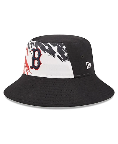 Men's New Era Navy Boston Red Sox 2022 4th of July Bucket Hat