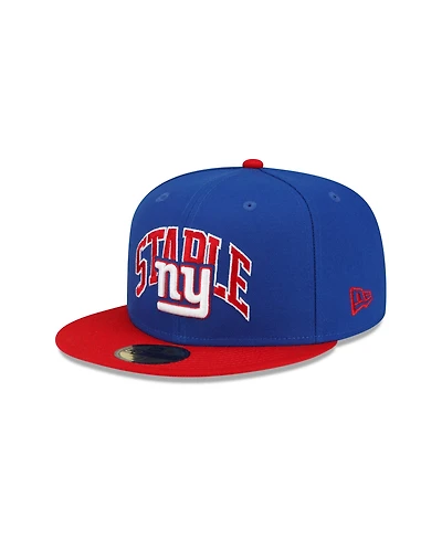 Men's New Era X Staple Royal, Red York Giants Pigeon 59Fifty Fitted Hat