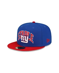 Men's New Era X Staple Royal, Red York Giants Pigeon 59Fifty Fitted Hat