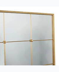 Metal Glam Wall Mirror, 36" x 1" x 36"