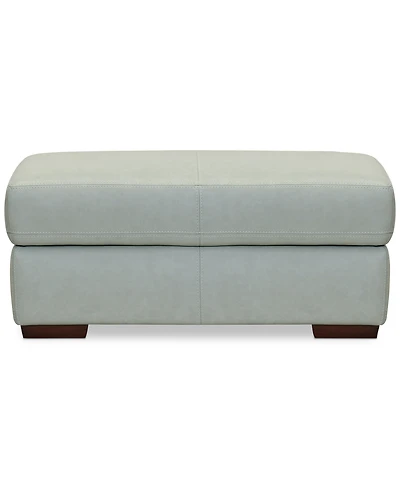 Closeout! Ashlinn 43" Pastel Leather Storage Ottoman, Created for Macy's