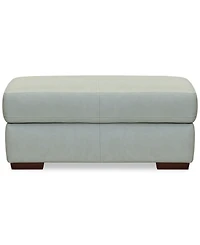 Closeout! Ashlinn 43" Pastel Leather Storage Ottoman, Created for Macy's