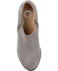 Journee Collection Women's Sanzi Round Toe Heeled Shooties