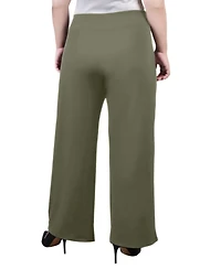 Ny Collection Plus Size Pull On with Sash Pants