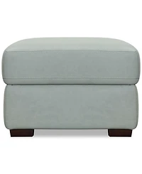Closeout! Ashlinn 43" Pastel Leather Storage Ottoman, Created for Macy's