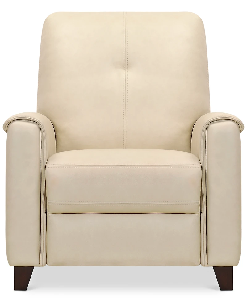 Closeout! Ashlinn 34" Pastel Leather Pushback Recliner, Created for Macy's