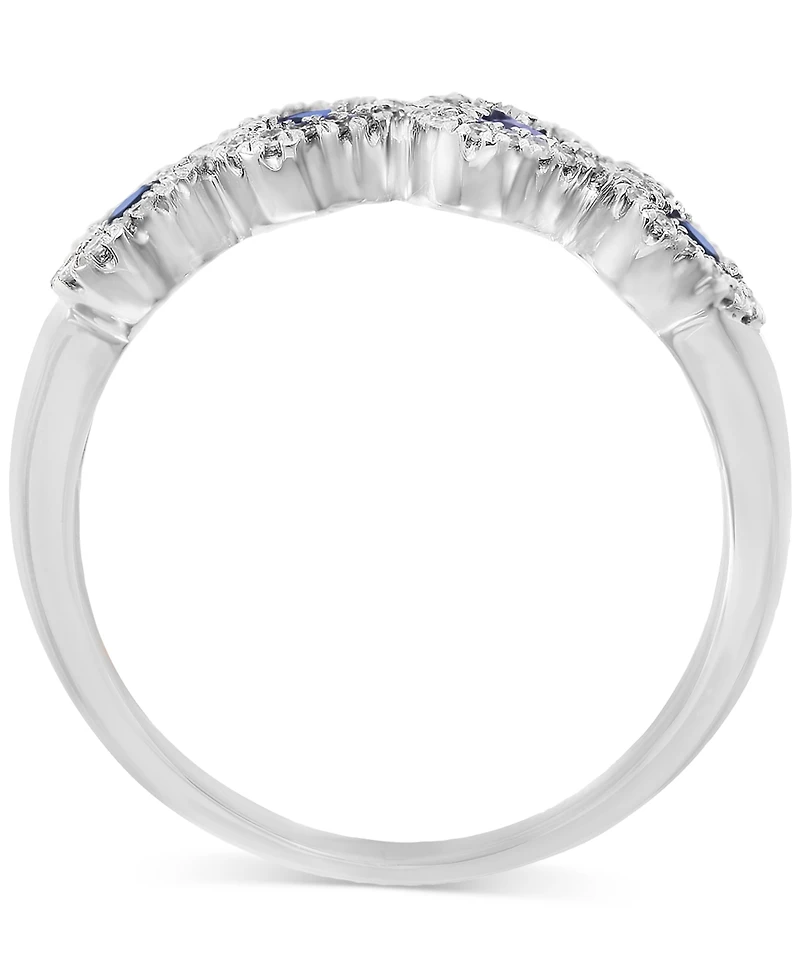 Lali Jewels Ruby (5/8 ct. t.w.) & Diamond (1/5 Heart Ring 14k Rose Gold (Also available Sapphire)