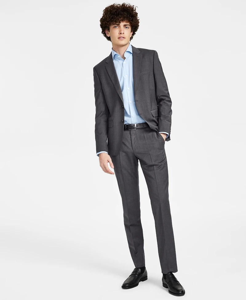 Hugo by Boss Men's Slim Fit Solid Dress Shirt