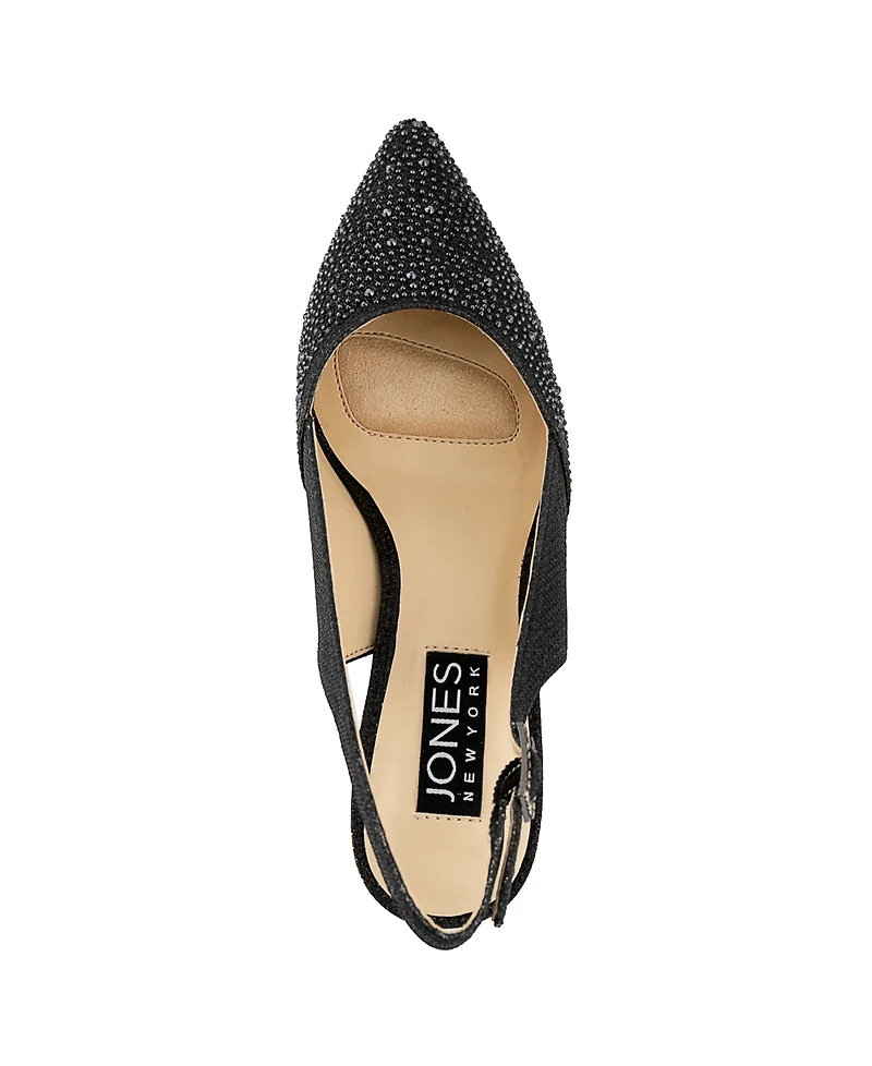 Jones New York Women's Bernie Pointed Toe Slingback Dress Pumps