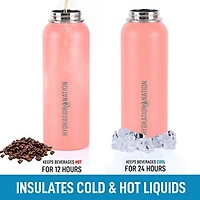 Hydration Nation Thermo Stainless Steel Vacuum Insulated Water Bottle