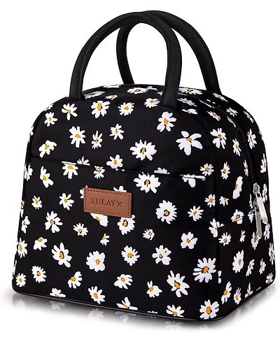 Insulated Tote Lunch Bag With Soft Padded Handles