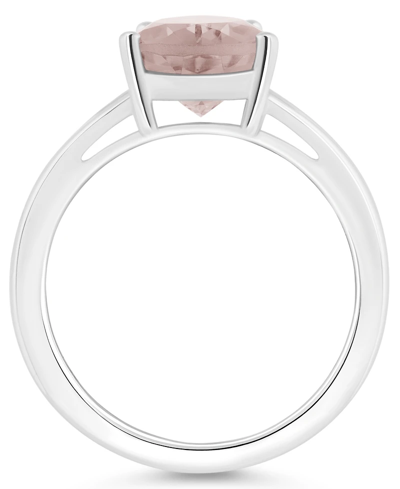 Macy's Women's Rose Quartz (2-3/4 ct.t.w.) Ring Sterling Silver