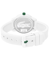 Lacoste Kids L.12.12 White Silicone Strap Watch 32mm