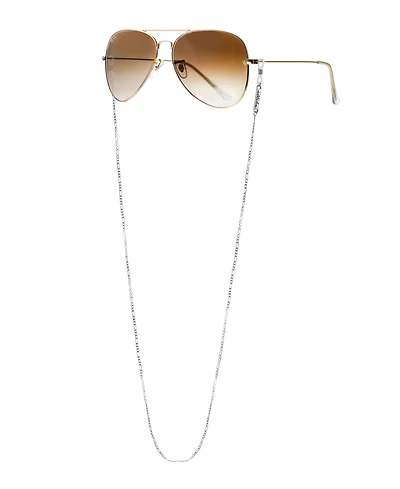 Ettika Women's Rhodium Plated Go-to Glasses Chain