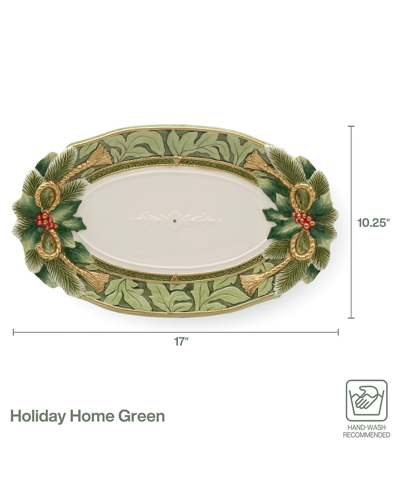 Fitz and Floyd Holiday Home Large Platter