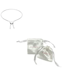 Adornia Heart Bolo Bracelet - Silver