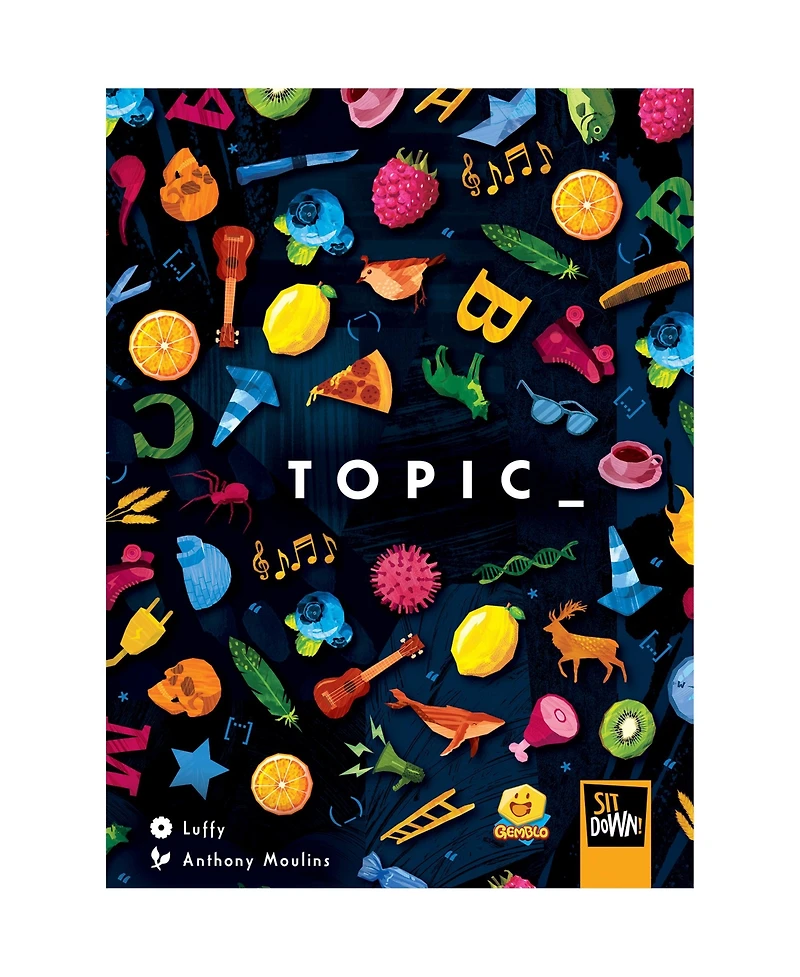 Sit Down Games Topic Card Game Choatic Party Word Game Family